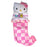 Hello Kitty Plush Head Pink Pattern Christmas Stocking      