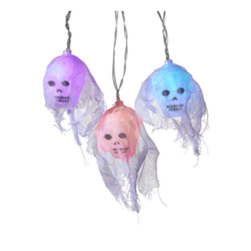 Halloween Skull Color Change Light Set                      