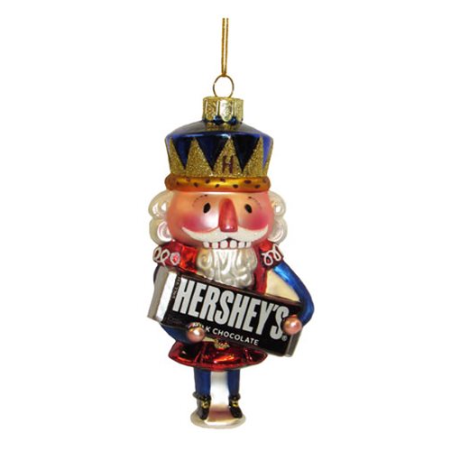 Hershey's Nutcracker 5-Inch Glass Ornament                  