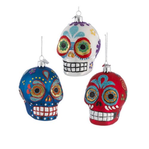 Noble Gems Sugar Skull 3 1/2-Inch Ornament Wave 1 Case      