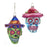 Noble Gems Skull Hats 4 1/2-Inch Ornament Case              