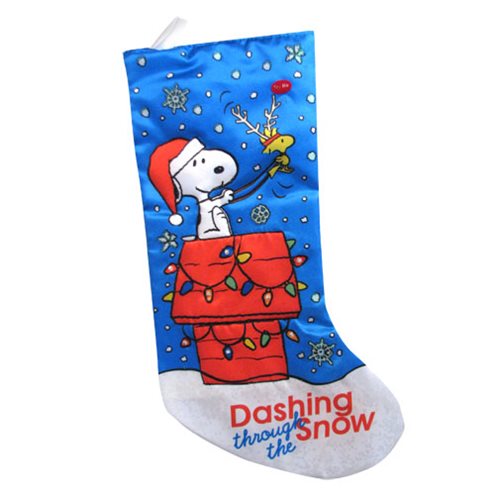 Peanuts Snoopy Dog House 19-Inch Light-Up Stocking          