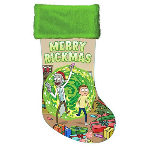 Rick and Morty Portal Printed Stocking                      