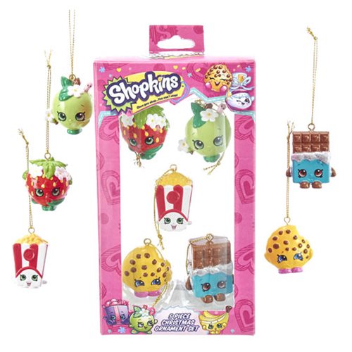 Shopkins Mini Ornament 5-Pack Set                           