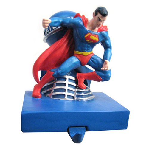 Superman Animated 5-Inch Resin Stocking Holder              