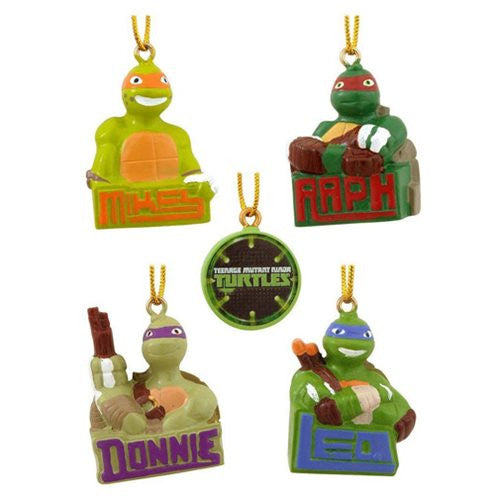 Teenage Mutant Ninja Turtles Mini Christmas Ornament 5-Pack 