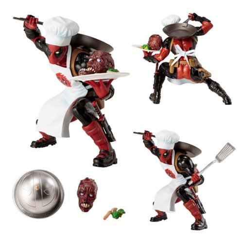 Marvel Universe Cooking Deadpool ArtFX+ Statue              