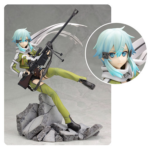 Sword Art Online II Sinon Phantom Bullet Statue             