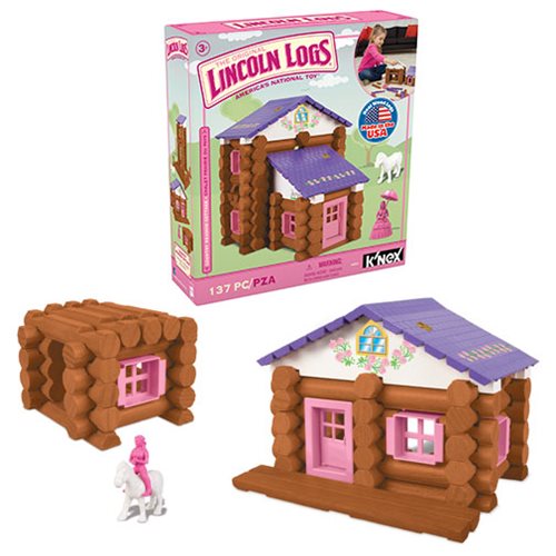 Lincoln Logs Country Meadow Cottage Building Set            