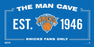 New York Knicks Man Cave Sign 6x12 Framed Photo