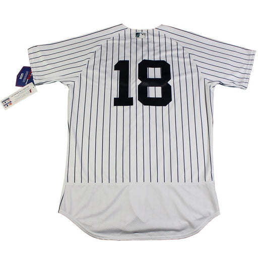 Don Larsen Authentic New York Yankees #18 Pinstripe Jersey