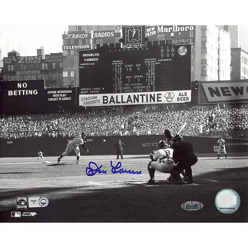 Don Larsen First Pitch Horizontal 8x10 Photograph