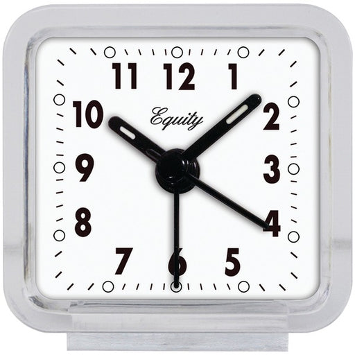 QUARTZ ALARM CLOCK CLR