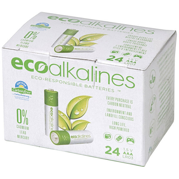 ECO ALKALNE AAA BATT 24PK