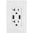 COMBO DUPLEX 20A USB WHT