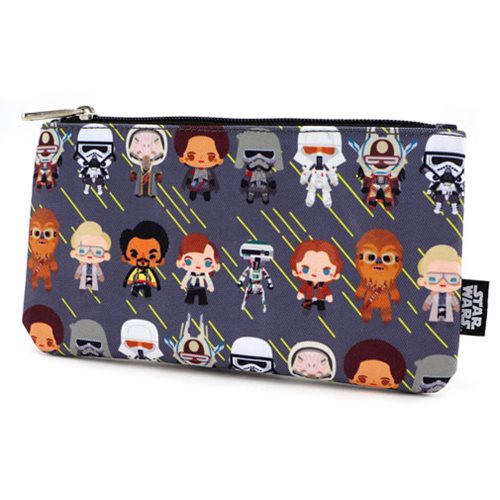 Star Wars Solo Chibi Character Print Pencil Case            