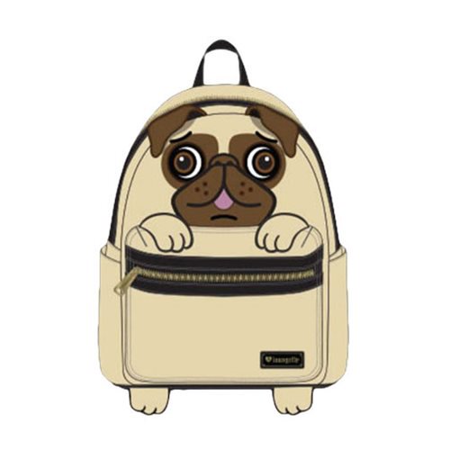 Pug Face Mini Backpack                                      