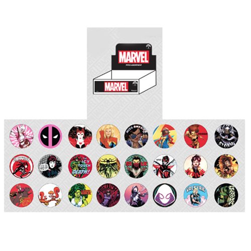 Women of Marvel Button Display Case                         