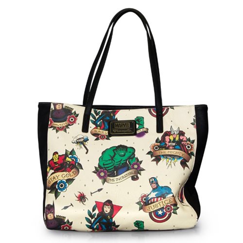 Marvel Tattoo Tote Purse                                    