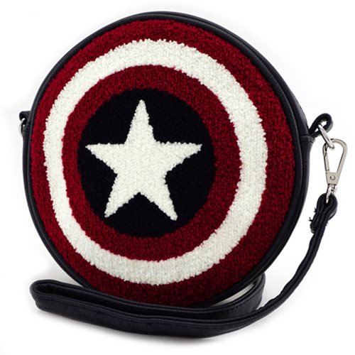 Captain American Shield Crossbody Purse                     