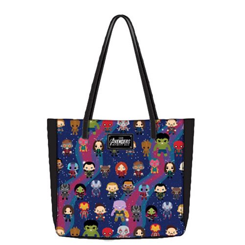 Avengers Chibi Print Tote Purse                             