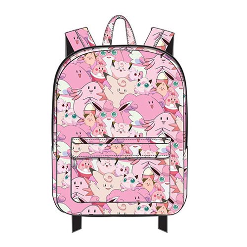 Pokemon Fairy Type Print Nylon Backpack                     