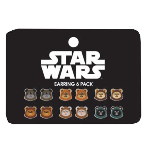 Star Wars Ewok Earrings 6-Pack                              