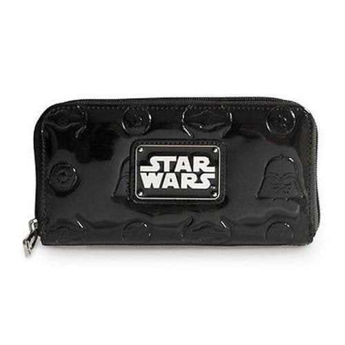 Star Wars Darth Vader Dark Side Black Patent Wallet         