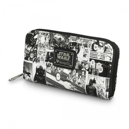 Star Wars Black And White Manga Wallet                      