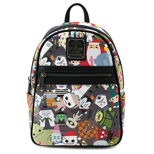 Nightmare Before Christmas Chibi Character Mini Backpack    