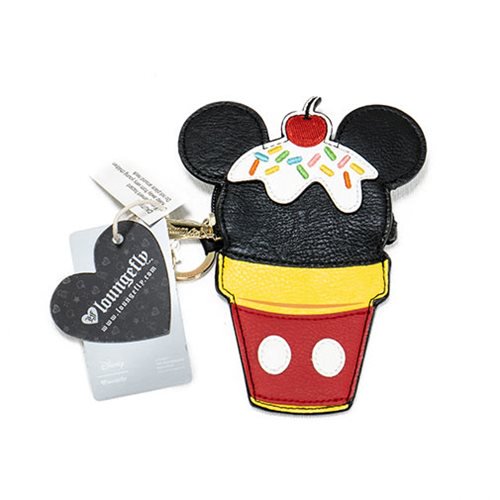 Mickey Mouse Ice Cream Cone Coin Bag                        