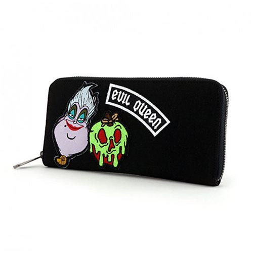 Disney Villains Patch Zip Around Wallet                     