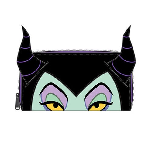 Sleeping Beauty Maleficent Face Zip-Around Wallet           