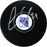 Oscar Lindberg Signed New York Rangers Puck MSG