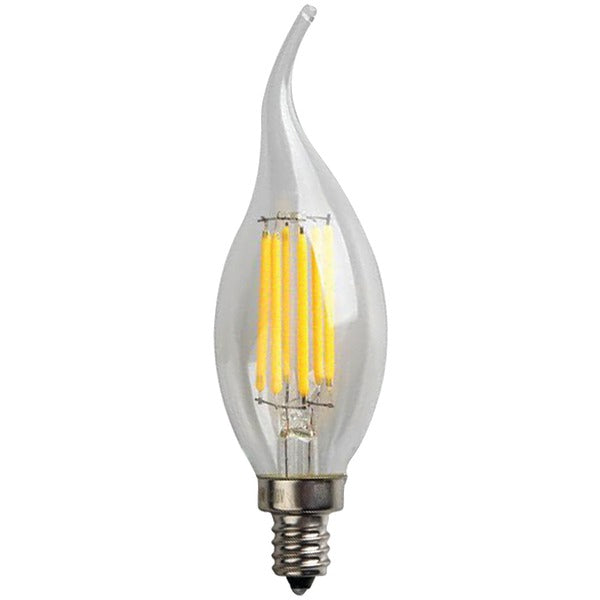 6W E12 BULB FLAME TIP