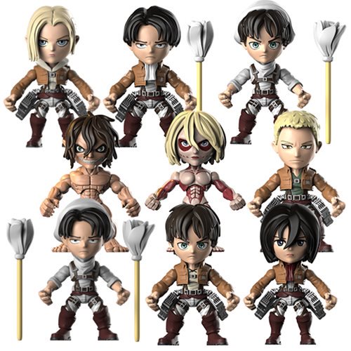 Attack on Titan 3-Inch Series 1  Mini-Figure Display Case   