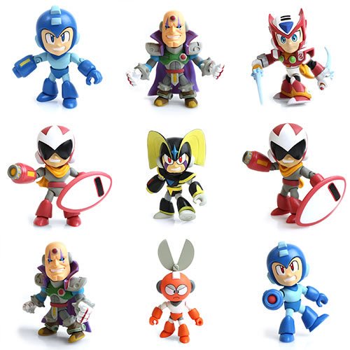 Mega Man Action Vinyls Wave 1 Display Box                   