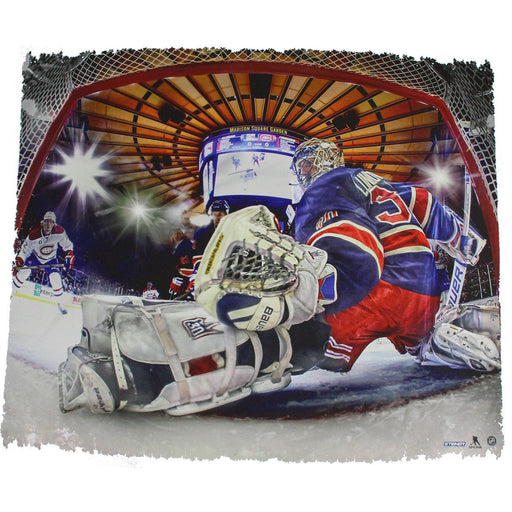 Henrik Lundqvist New York Rangers In Goal Heritage 22x26 Canvas Uns Getty nbr462490858