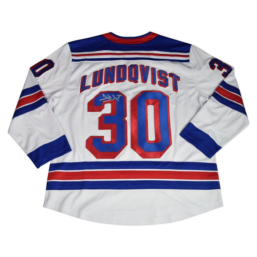 Henrik Lundqvist Signed New York Rangers White Breakaway Jersey