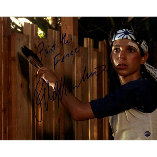 Ralph Maccio Signed Painting Fence 8x10 Photo w/ Paint the Fence Insc