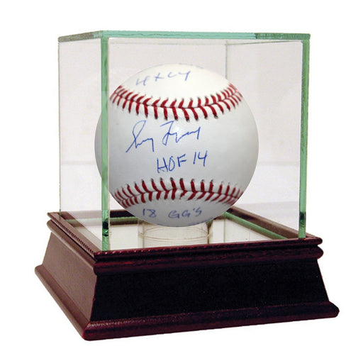 Greg Maddux Signed MLB Baseball w/ “HOF 2014  355 Wins  4x Cy Young  8x All Star  18x Gold Glove” Insc. (LE of 31)