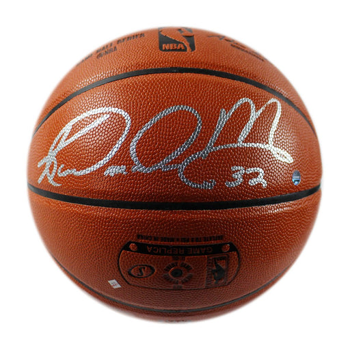 Karl Malone Signed Spalding NBA Indoor/Outdoor Basketball