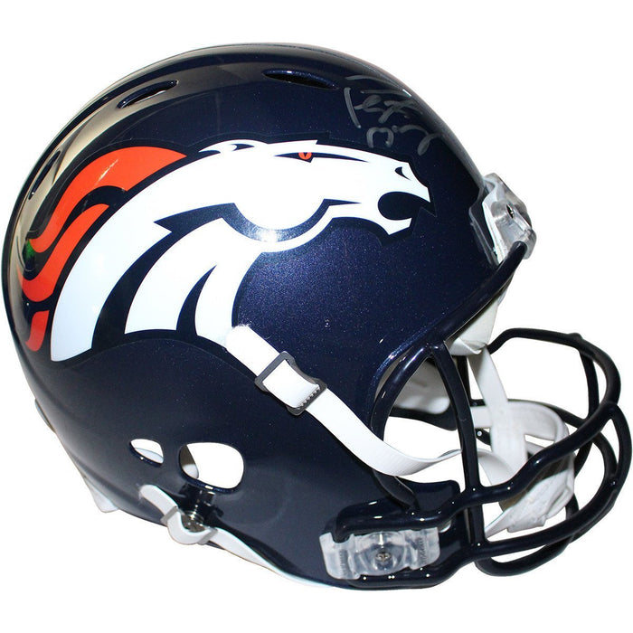 Peyton Manning Signed Denver Broncos Authentic Revolution Helmet Fanatics Auth