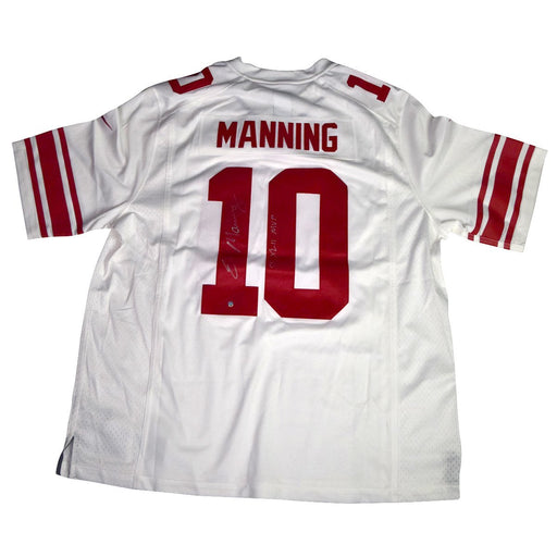 Eli Manning Signed New York Giants White Twill Nike Jersey w/"SB XLII MVP" Insc