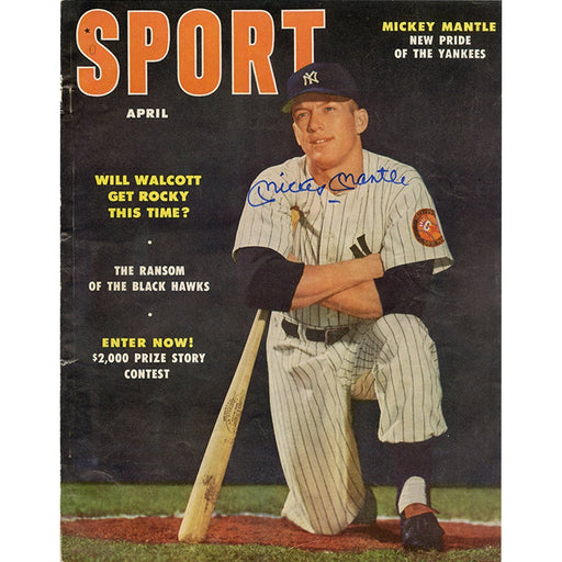 Mickey Mantle Signed Sport Magazine April 1953 Issue JSA