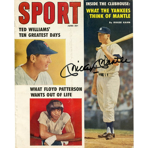 Mickey Mantle Signed Sport Magazine June 1959 Issue JSA