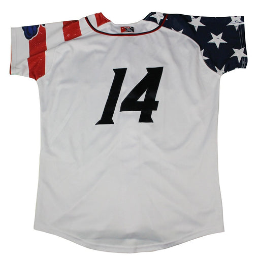 Jorge Mateo Game Used Trenton 4th of July Jersey 2016