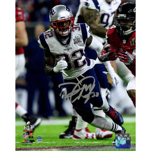 Devin McCourty Signed Super Bowl 51 Action 8x10 Photo