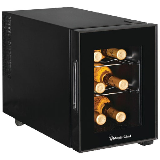 6 BTL WINE COOLER BLACK