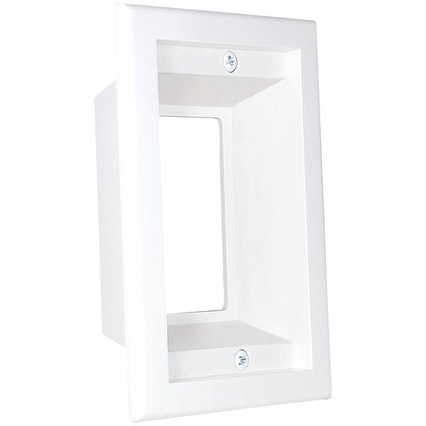 1GANG RECES BX/WALL PLATE